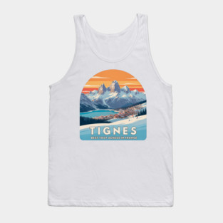 Tignes Best Tout Schuss in France Alpine Style Tank Top