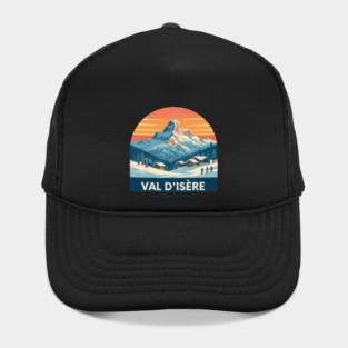 Val D'Isere Uber Schuss French Alps Winter Holiday Hat