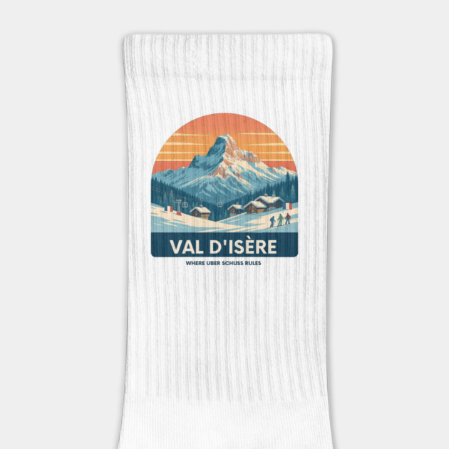Val D'Isere Uber Schuss French Alps Winter Holiday by Art2Wear