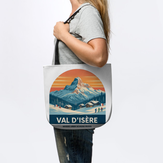 Val D'Isere Uber Schuss French Alps Winter Holiday by Art2Wear