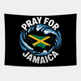 Pray for Jamaica Strong Hurricane Melissa Tapestry