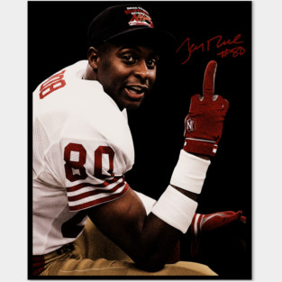 Vintage Jerry Rice Flipping Posters and Art