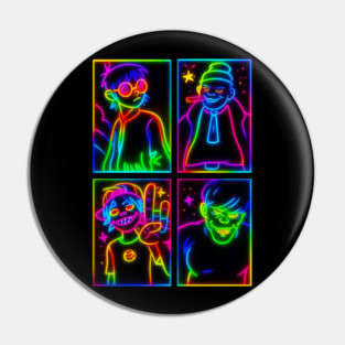 Gorillaz band Pin