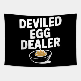 Deviled Egg Dealer Tapestry