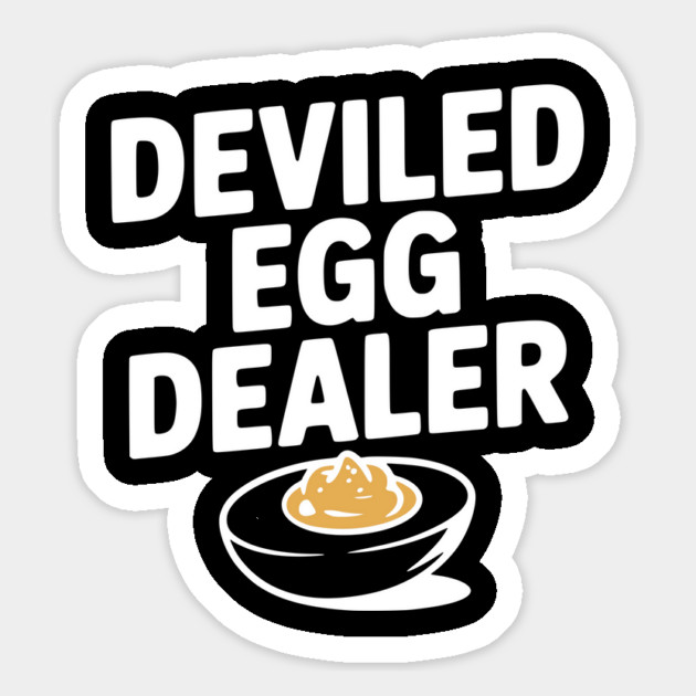 Deviled Egg Dealer Magnet by Frank Ring