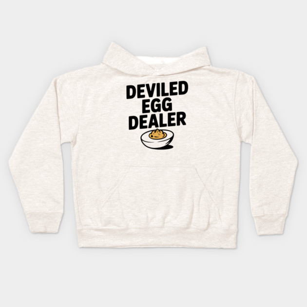 Deviled Egg Dealer Kids Hoodie by Frank Ring