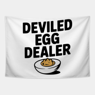Deviled Egg Dealer Tapestry