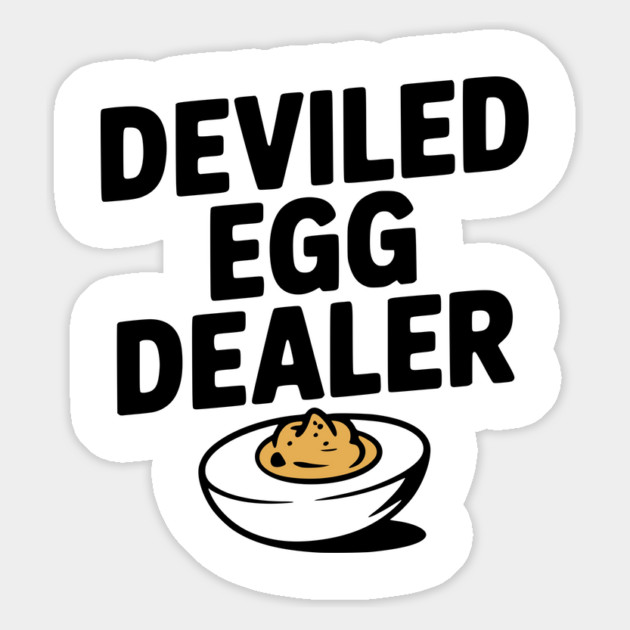Deviled Egg Dealer Magnet by Frank Ring