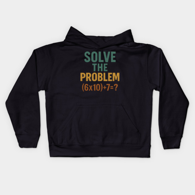 Solve the Math Equation Graphic Kids Hoodie by ArtistTee ⭐⭐⭐⭐⭐