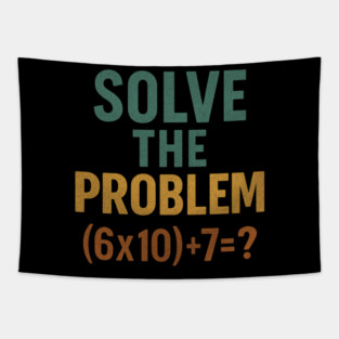 Solve the Math Equation Graphic Tapestry