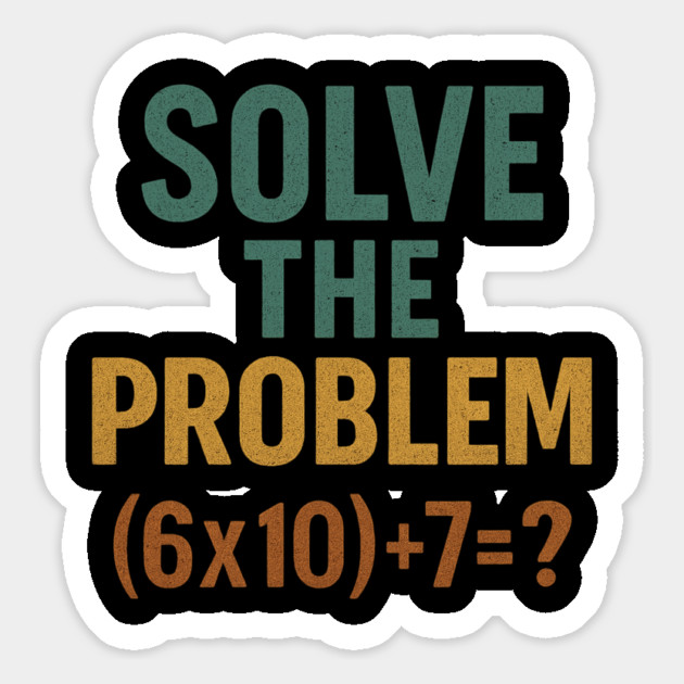 Solve the Math Equation Graphic Magnet by ArtistTee ⭐⭐⭐⭐⭐