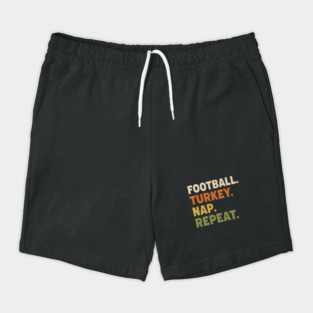 Thanksgiving Football Nap Routine Shorts