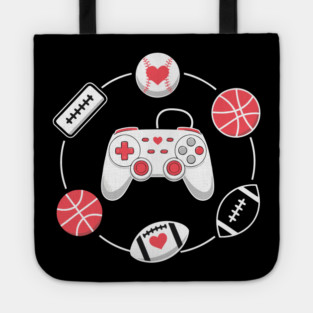 Love Gaming Love Sports Tote