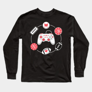 Love Gaming Love Sports Long Sleeve T-Shirt