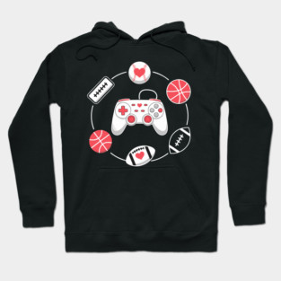 Love Gaming Love Sports Hoodie