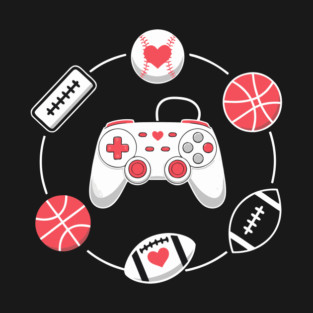 Love Gaming Love Sports T-Shirt