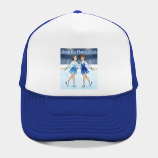 Keep the Flame Alive (TM) Figure Skating Hat