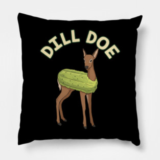 Dill Doe Pickle Deer Pillow