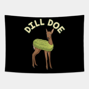 Dill Doe Pickle Deer Tapestry