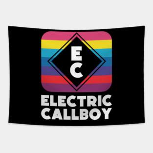 electric callboy Rainbow Tapestry