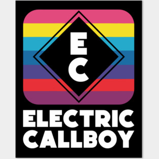 electric callboy Rainbow Posters and Art