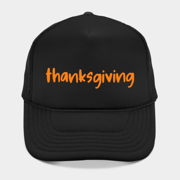 Thanksgiving Orange Lettering by Creatifly Graphic Tees