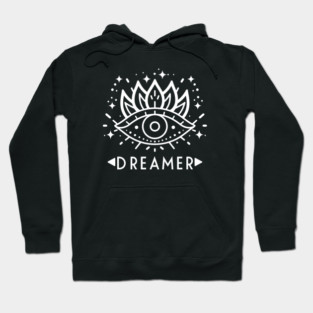 Dreamer Mystic Eye Symbol Design Hoodie