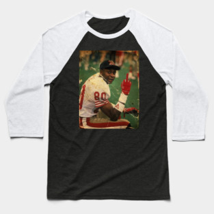 Jerry Rice vintage 90s Middle Finger Baseball T-Shirt