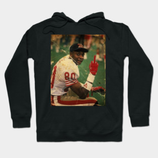 Jerry Rice vintage 90s Middle Finger Hoodie