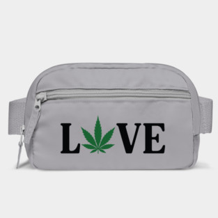 Love Marijuana Leaf Bag
