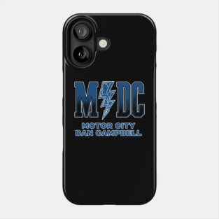 Detroit Lions MCDC Motor City And Dan Campbell Phone Case