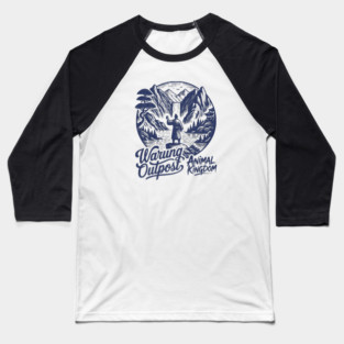 The Warung Outpost Adult Drinking at Animal Kingdom Orlando Distressed Look Baseball T-Shirt
