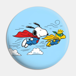 Flying Super Snoopy and Woodstock Pin