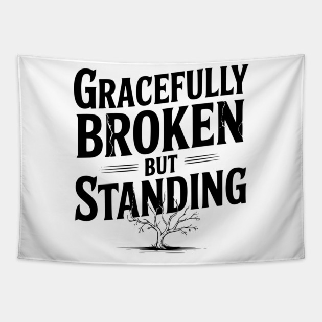Gracefully Broken but Standing Tapestry by Frank Ring