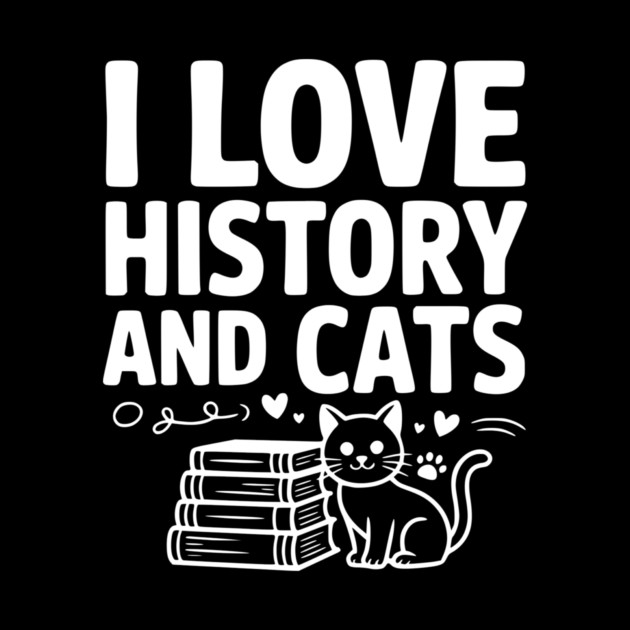 I Love History and Cats by Frank Ring