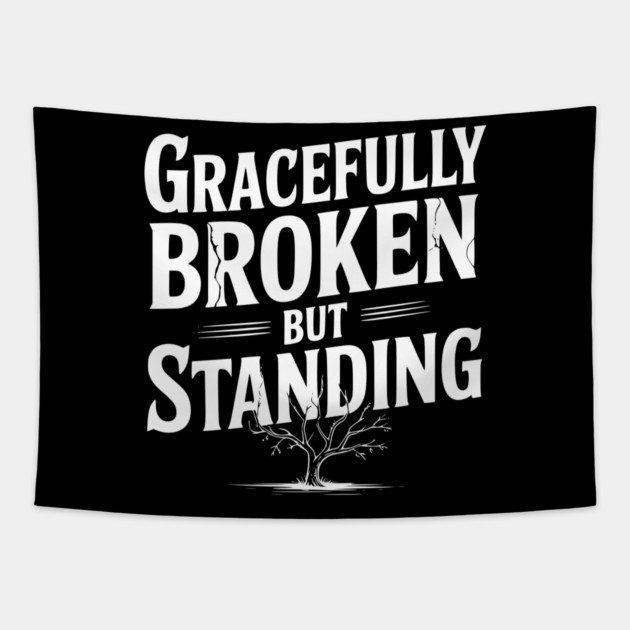 Gracefully Broken but Standing Tapestry by Frank Ring