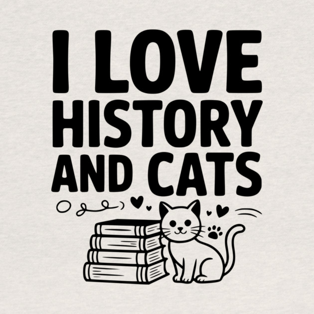 I Love History and Cats by Frank Ring