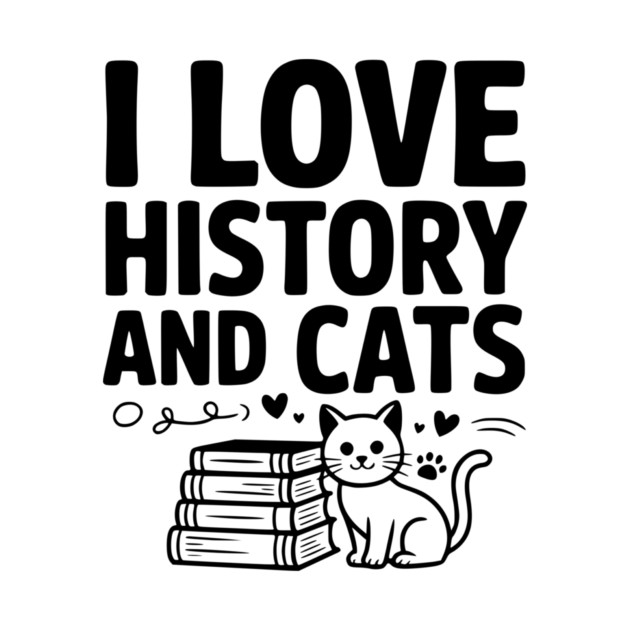 I Love History and Cats by Frank Ring