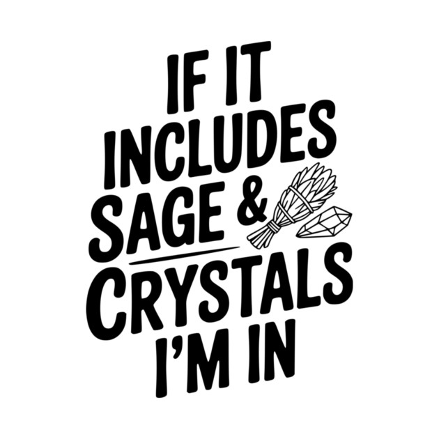 If It Includes Sage & Crystals I’m In by Frank Ring