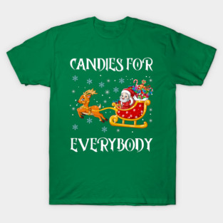 Candy Filled Santa Sleigh Fun T-Shirt