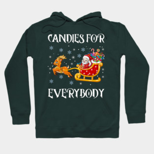 Candy Filled Santa Sleigh Fun Hoodie
