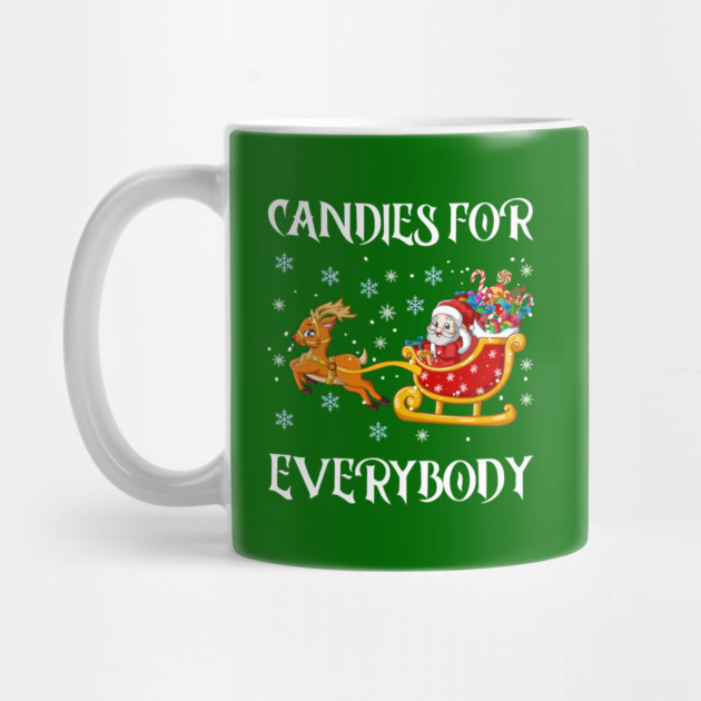Candy Filled Santa Sleigh Fun by Creatifly Graphic Tees