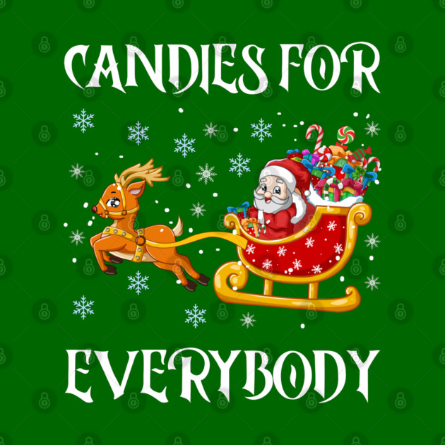 Candy Filled Santa Sleigh Fun by Creatifly Graphic Tees