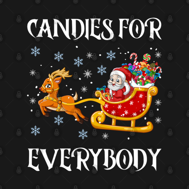Candy Filled Santa Sleigh Fun by Creatifly Graphic Tees