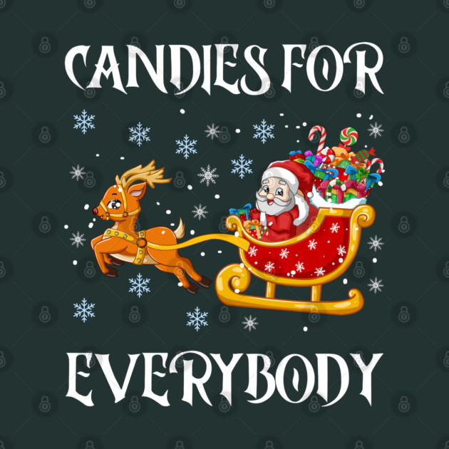 Candy Filled Santa Sleigh Fun by Creatifly Graphic Tees