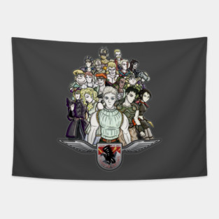 Front Mission Canyon Crows Tapestry