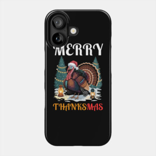 Festive Turkey Thanksmas Celebration Phone Case
