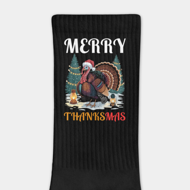 Festive Turkey Thanksmas Celebration by Creatifly Graphic Tees