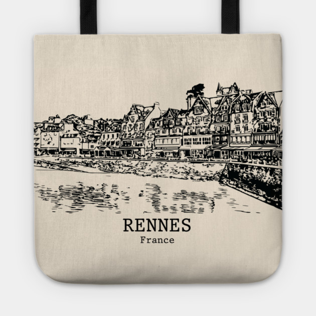 Rennes - France Tote by Lakeric