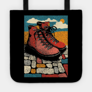 Worn Hiking Boots | An Adventurer's Gear Tote